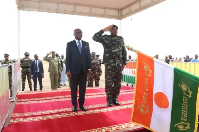 Le président béninois Romuald Wadagni lors de sa visite au Niger en juin 2026