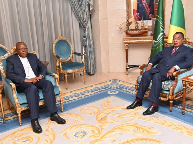 Cardinal ambongo rencontre sassou nguesso pour discuter de la crise en rdc