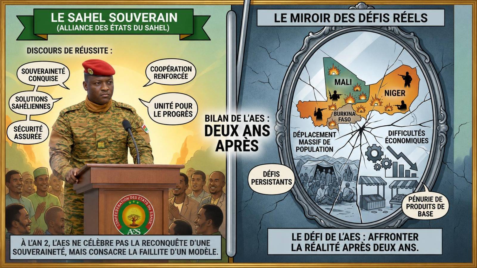 L’alliance du Burkina, du Mali et du Niger : un an après, quel bilan pour l’AES ?