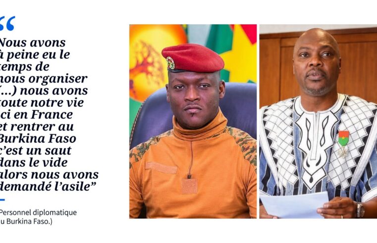 Diplomates burkinabè en France : l&rsquo;asile politique comme ultime recours