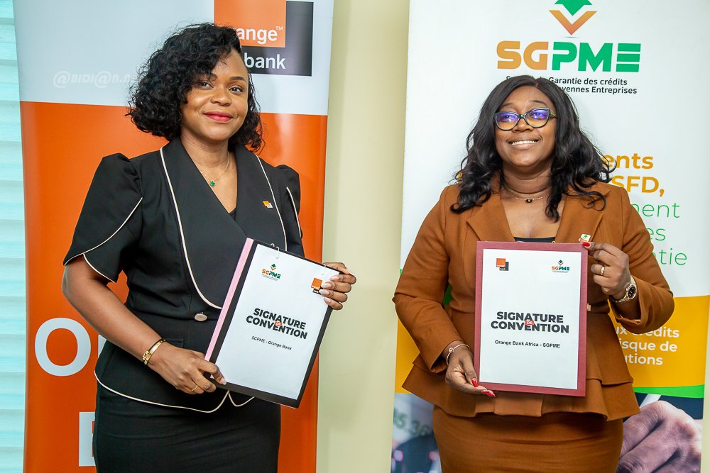 Côte d&rsquo;Ivoire : orange bank africa et la sgpme unissent leurs forces pour booster les pme via 17 milliards fcfa