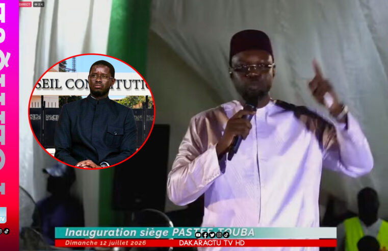 Tension politique au Sénégal : sonko conteste le conseil constitutionnel et critique diomaye faye