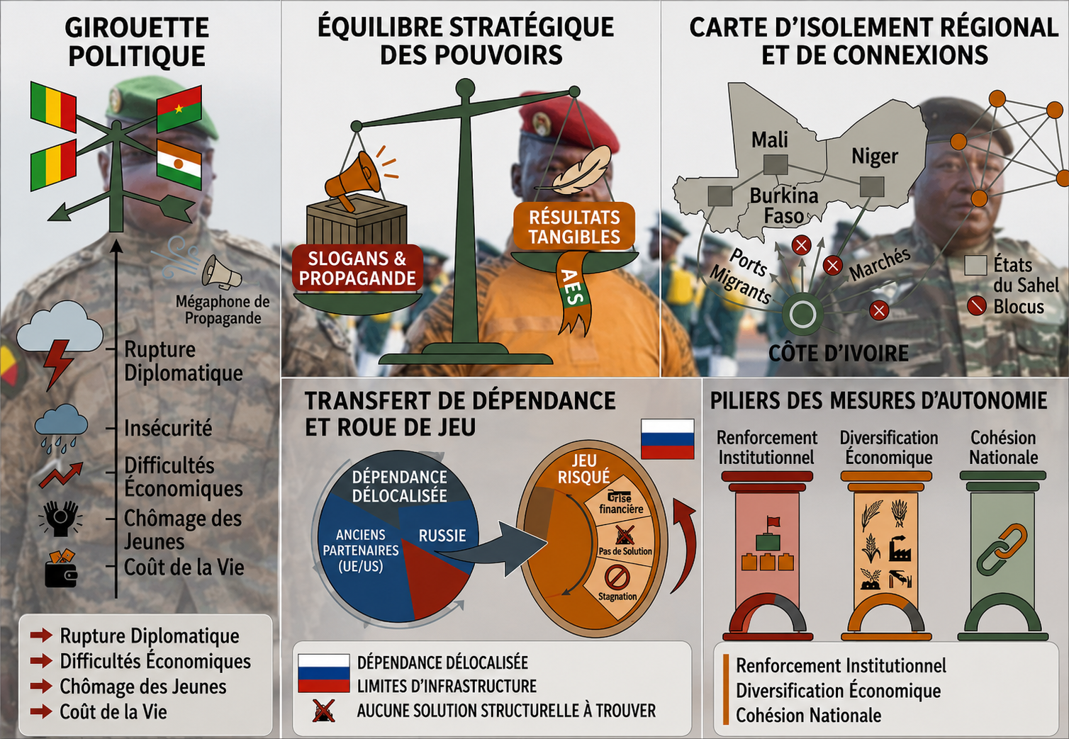 L&rsquo;alliance des États du Sahel face à l&rsquo;impasse de sa stratégie de rupture