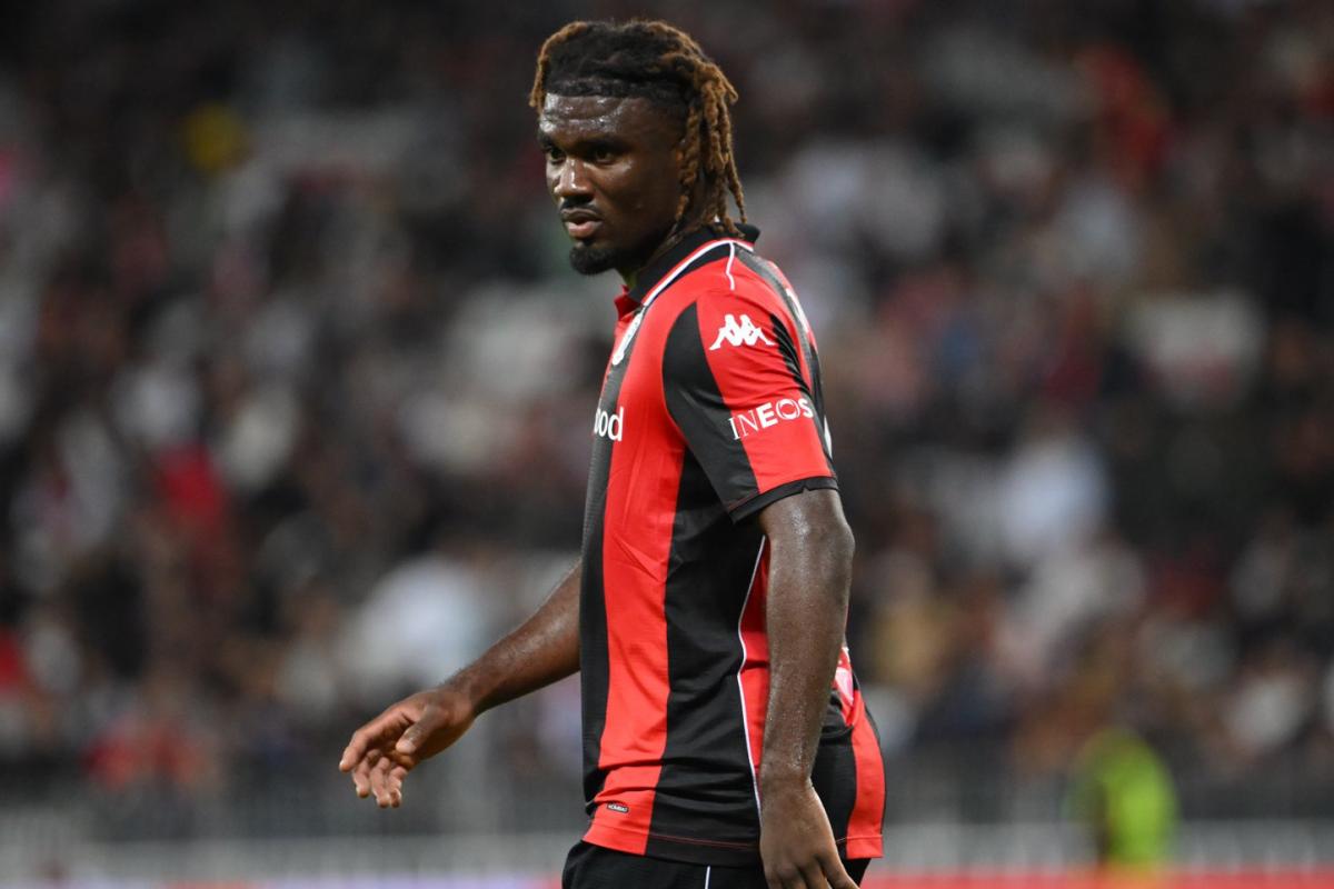 Dans l&rsquo;attente d&rsquo;un transfert, Terem Moffi à la reprise de Nice en Ligue 1