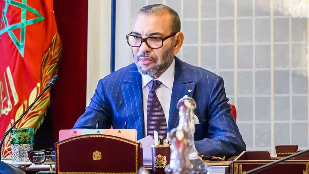 Portrait officiel de sa majesté le roi mohammed vi du Maroc