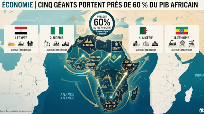 illustration du poids économique des pays africains