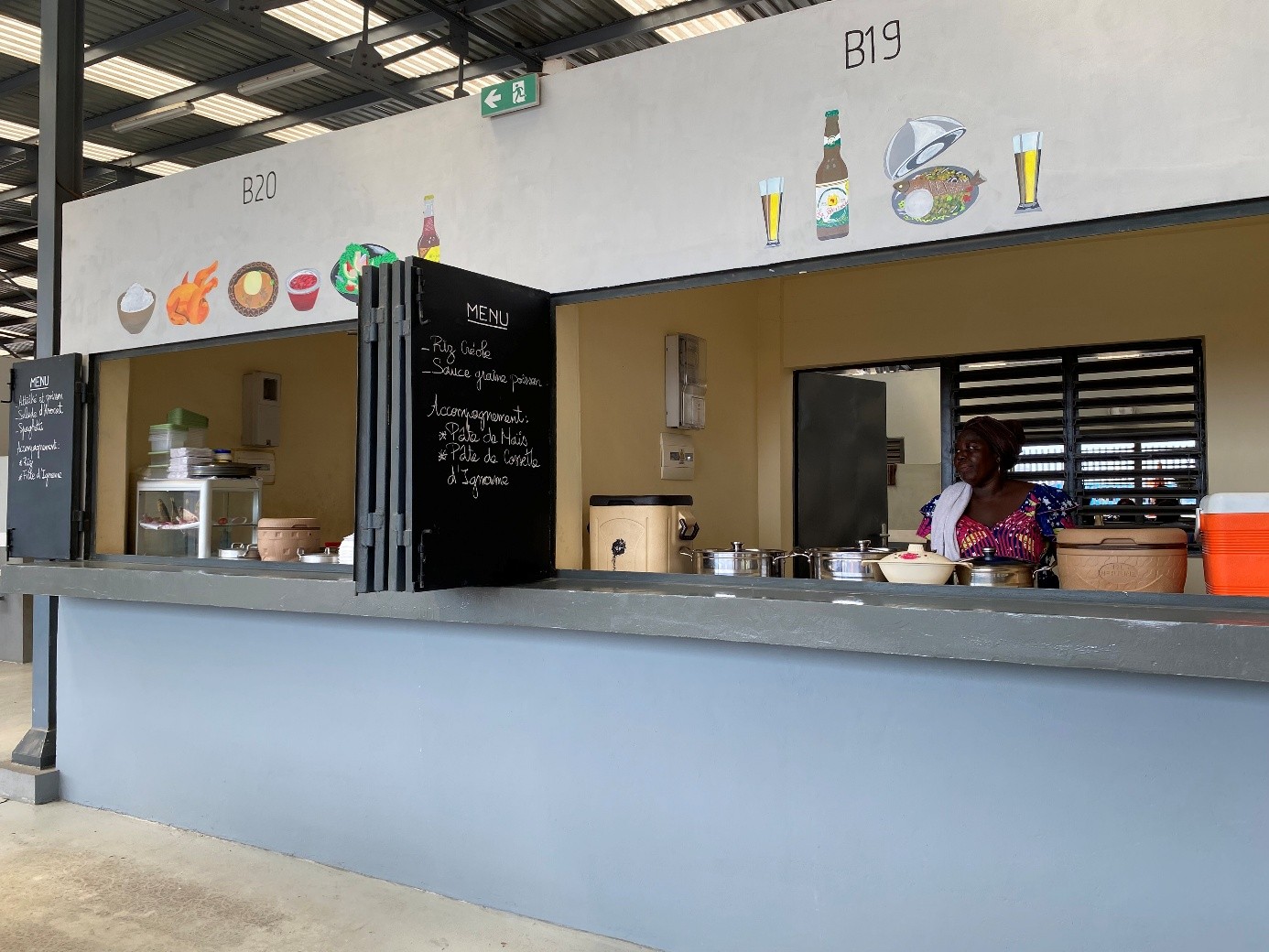 Cantine moderne du port de Cotonou : une révolution pour les vendeuses alimentaires