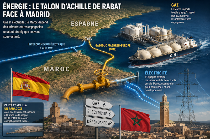 Énergie et tensions Maroc-Espagne : le poids invisible des infrastructures