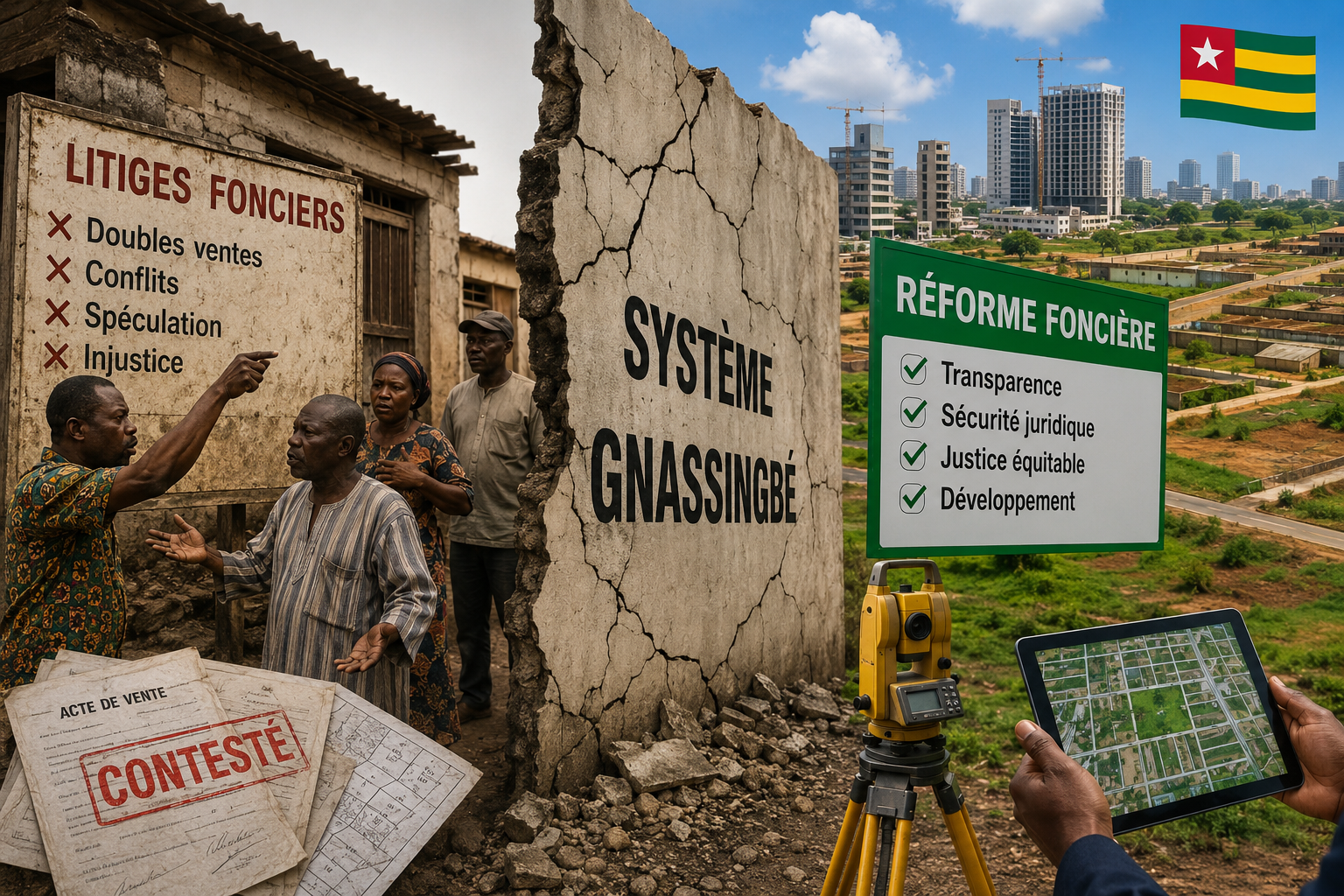 Réforme foncière au Togo : un défi structurel sous l’ombre du système Gnassingbé