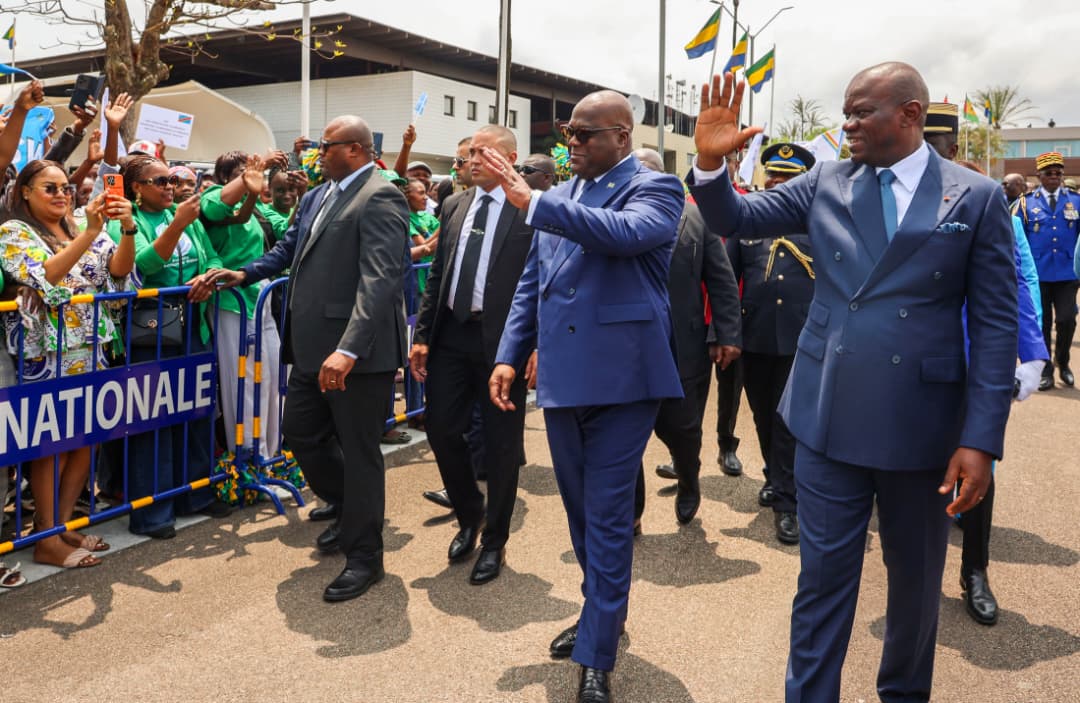 Félix-Antoine Tshisekedi en visite officielle à Libreville pour consolider les liens Congo-gabonais