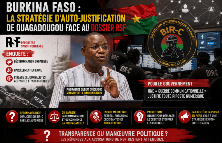 Burkina Faso : quand la communication d&rsquo;État se transforme en bouclier politique