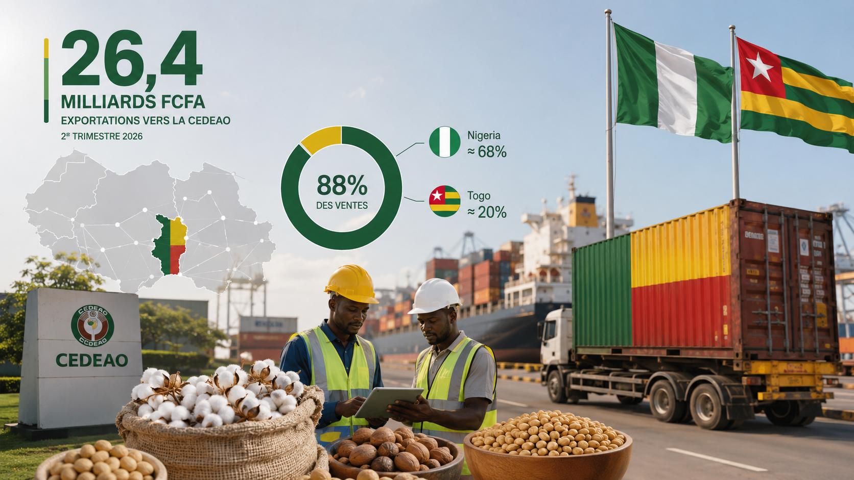 Bénin : l’essor du commerce régional révèle une économie en pleine mutation