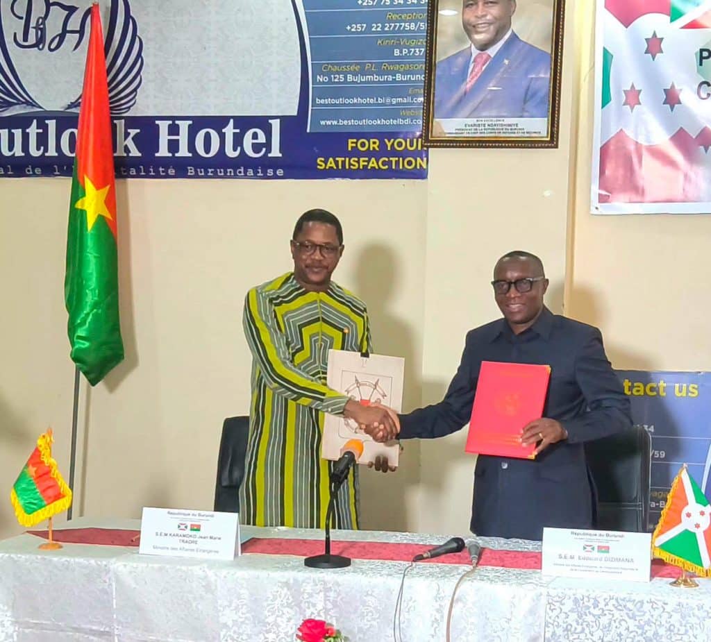 Renforcement des liens Burkina Faso-Burundi : 14 accords majeurs signés à Bujumbura