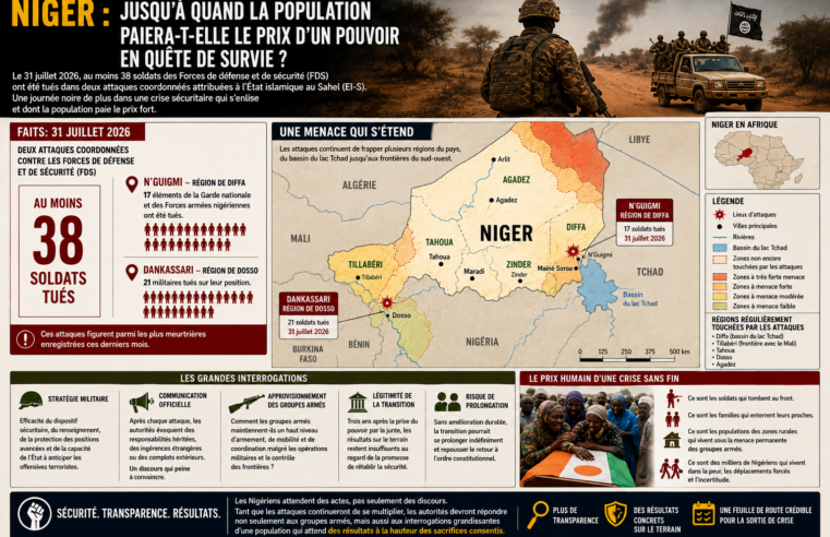 Niger : l&rsquo;armée face à l&rsquo;impasse sécuritaire, quel avenir pour les populations ?