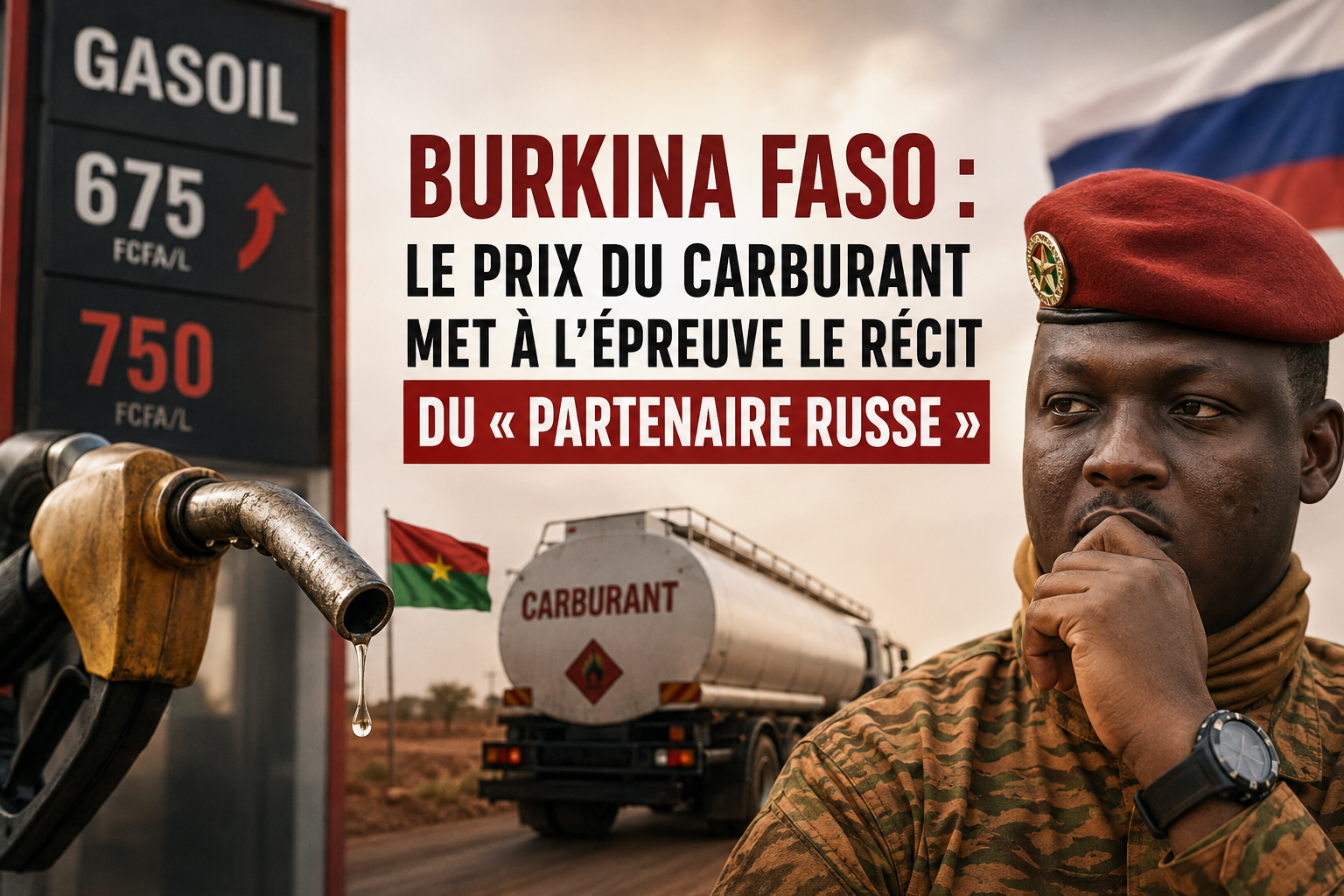 Hausse du carburant au Burkina Faso : quand la géopolitique se heurte aux réalités économiques