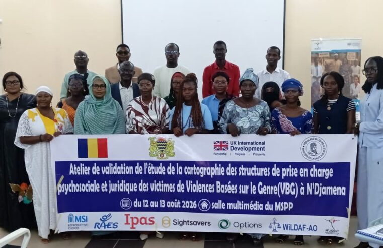 Cartographie des services d&rsquo;accompagnement aux victimes de vbG à N&rsquo;Djamena : un outil clé pour lutter contre les violences basées sur le genre