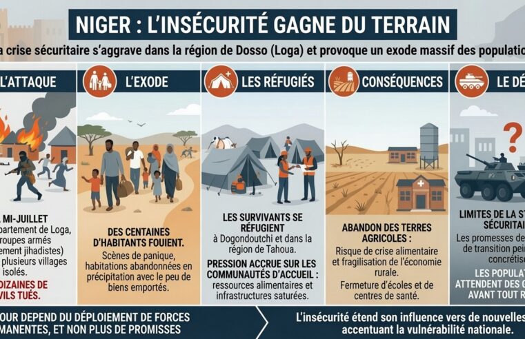 Insécurité croissante au Niger : les villages de Loga abandonnés après de nouvelles attaques