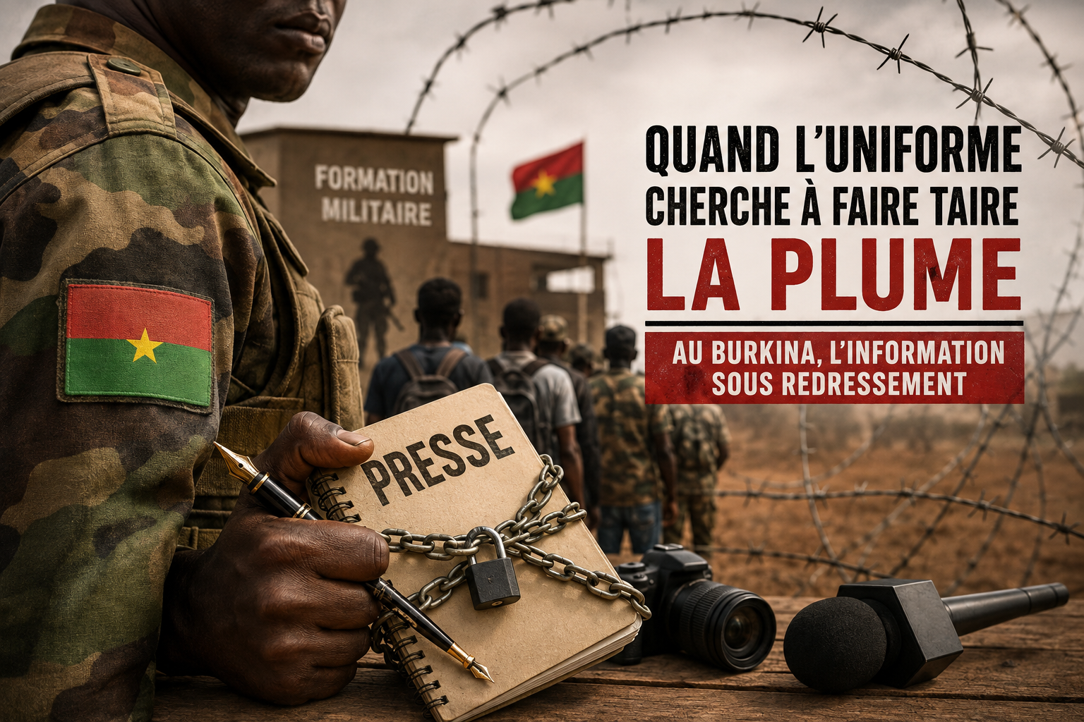 Journalistes burkinabè sous contrainte : quand l&rsquo;information perd sa liberté