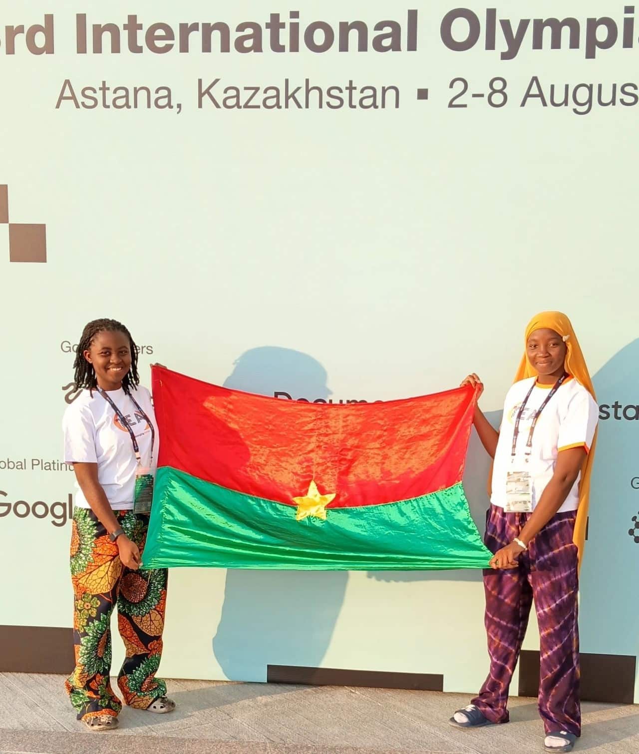 Pascaline Lompo et Madina Toé, les deux représentantes du Burkina Faso à l'IOAI 2026