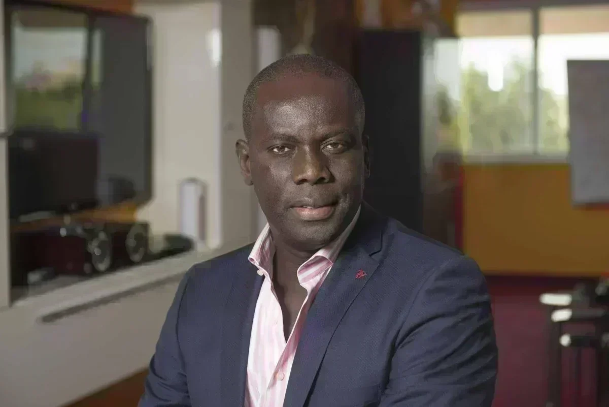 Malick Gackou défend l'unité de Pastef face à la montée de Kiiraay Sénégal. Dakar. 10/2016. Malik Gakou,President du Grand Parti chez lui.