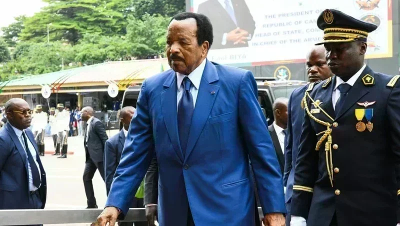 Portrait de Paul Biya, président du Cameroun
