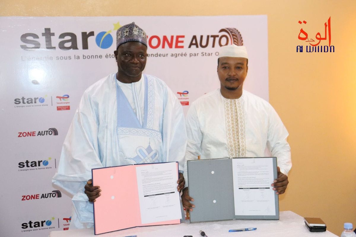 Signature d'un partenariat entre Star Oil Tchad et Zone Auto pour la qualité des lubrifiants
