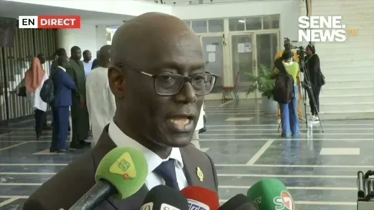 Thierno Alassane Sall s'exprime lors d'une session parlementaire au Sénégal en 2026