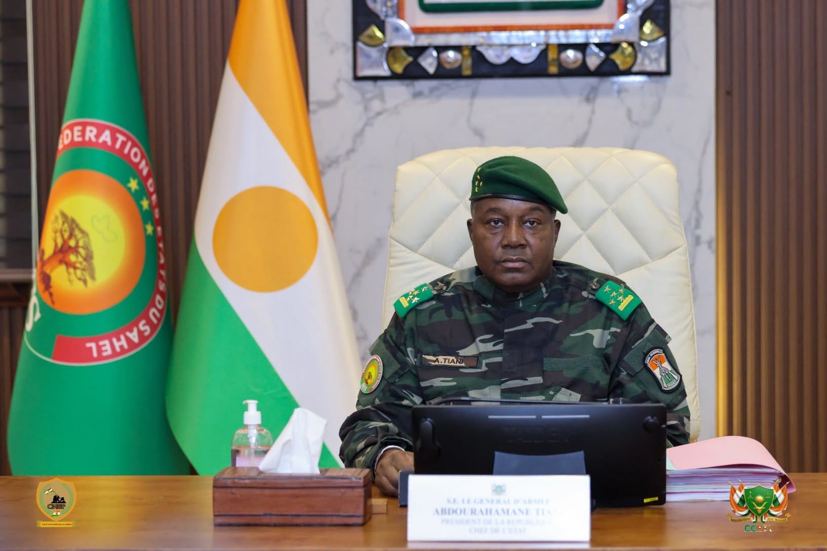 Niger : le général Tiani remanie l&rsquo;armée après une mutinerie déjouée