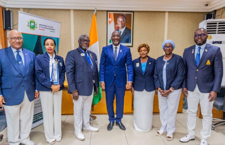 Visite historique du gouverneur du Lions Club en Côte d&rsquo;Ivoire pour le PND 2026-2030