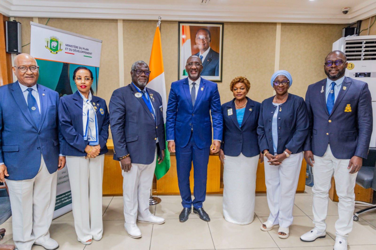 Visite historique du gouverneur du Lions Club en Côte d&rsquo;Ivoire pour le PND 2026-2030